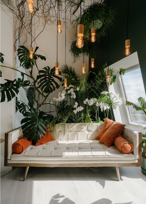 Urban Jungle in de woonkamer
