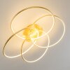 Glen Plafondlamp LED Goud, 1-licht, Afstandsbediening