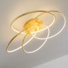 Glen Plafondlamp LED Goud, 1-licht, Afstandsbediening