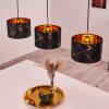 Opatija Hanglamp Zwart, 3-lichts