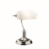 Ideallux LAWYER Tafellamp Chroom, 1-licht
