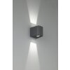 Reality BOGOTA Muurlamp LED Antraciet, 2-lichts