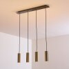 Zuoz Hanglamp Nikkel mat, 4-lichts