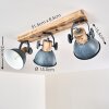 Orny Plafondlamp Hout licht, 3-lichts