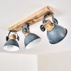 Orny Plafondlamp Hout licht, 3-lichts