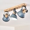 Orny Plafondlamp Hout licht, 3-lichts