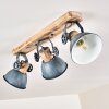 Orny Plafondlamp Hout licht, 3-lichts