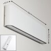 Tinglev Buiten muurverlichting LED Wit, 2-lichts