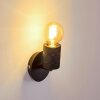 Ajaccio Muurlamp Zwart, 1-licht