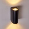 Norrelogum Buiten muurverlichting Zwart, 2-lichts