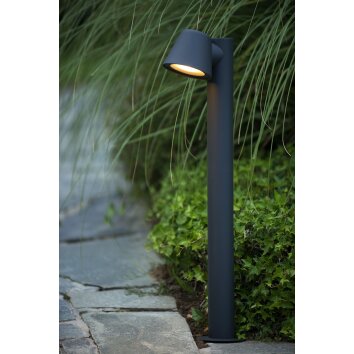 Lucide DINGO-LED Bolderlamp Zwart, 1-licht
