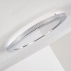 Fasola Plafondlamp LED Nikkel glanzend, 1-licht