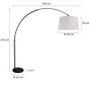 Steinhauer Lilac Noir Staande lamp Zwart, 1-licht