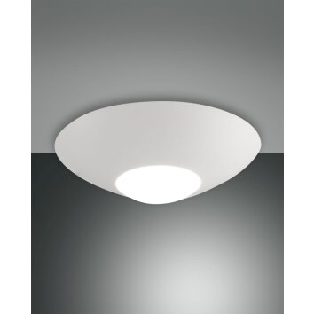 Fabas Luce Lizzy Plafondlamp LED Wit, 1-licht