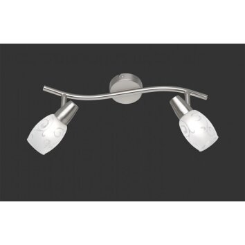 Reality COLMAR Plafondlamp Nikkel mat, 2-lichts