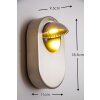 Granada Muurlamp LED Nikkel mat, 1-licht