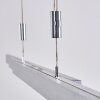 Airolo Hanglamp LED Chroom, Nikkel mat, 3-lichts