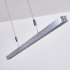 Airolo Hanglamp LED Chroom, Nikkel mat, 3-lichts