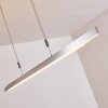Airolo Hanglamp LED Chroom, Nikkel mat, 3-lichts