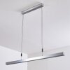 Airolo Hanglamp LED Chroom, Nikkel mat, 3-lichts