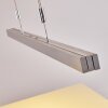 Airolo Hanglamp LED Chroom, Nikkel mat, 3-lichts