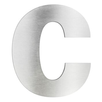 LCD Huisnummer c roestvrij staal