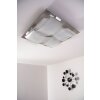 Eglo GUADIANO Plafondlamp LED Nikkel mat, 4-lichts