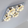 Lakeshore Plafondlamp LED Chroom, 8-lichts