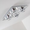Lakeshore Plafondlamp LED Chroom, 8-lichts