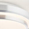 Brilliant Vilma Plafondlamp LED Zilver, Wit, 1-licht, Afstandsbediening, Kleurwisselaar