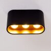 Dalarna Plafondlamp LED Zwart-Goud, 1-licht