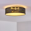 Bathinda Plafondlamp LED Wit, 1-licht