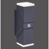 Paul Neuhaus RYAN Buiten muurverlichting LED Antraciet, 2-lichts