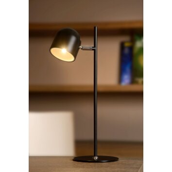 Lucide SKANSKA Tafellamp LED Zwart, 1-licht