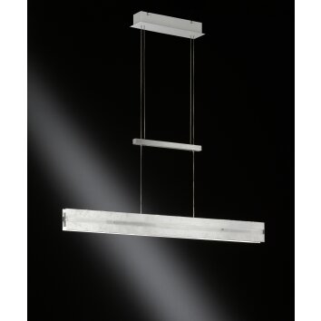 Wofi ARLON Hanglamp LED Zilver, 2-lichts