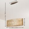 Timmele Hanger Hout licht, 2-lichts