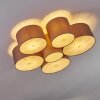 Payette Plafondlamp Wit, 6-lichts
