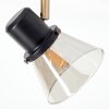 Abel Plafondlamp Zwart-Goud, 4-lichts