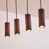Zuoz Hanglamp Roest, 4-lichts