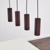 Zuoz Hanglamp Roest, 4-lichts