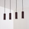 Zuoz Hanglamp Roest, 4-lichts