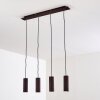 Zuoz Hanglamp Roest, 4-lichts