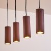 Zuoz Hanglamp Roest, 4-lichts