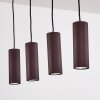 Zuoz Hanglamp Roest, 4-lichts