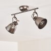 Nanlia Plafondlamp Grijs, Zilver, 2-lichts