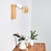 Barbengo Muurlamp Hout licht, Wit, 1-licht