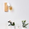 Barbengo Muurlamp Hout licht, Wit, 1-licht