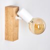 Barbengo Muurlamp Hout licht, Wit, 1-licht
