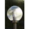 Globo BOWLE II Buitenlamp roestvrij staal, Transparant, Helder, 1-licht