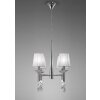 Mantra TIFFANY Hanglamp Chroom, 4-lichts